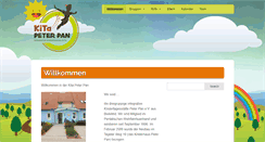 Desktop Screenshot of kita-peter-pan.de